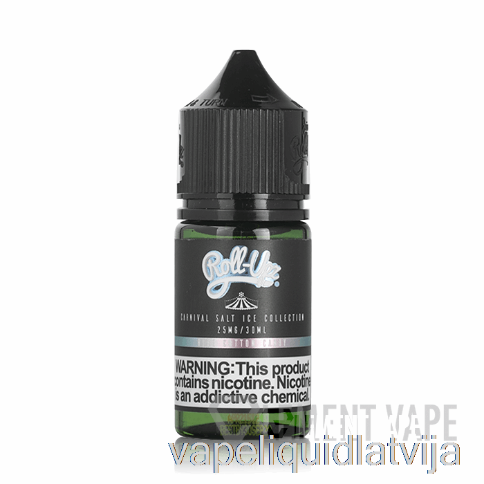 Ledus Zils Kokvilnas Konfektes Sāls - Karnevāls - Sulas Rullītis Upz - 30ml 25mg Vape šķidrums